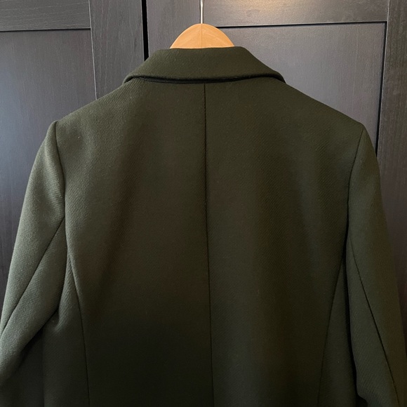 Zara green top coat - Picture 4 of 9